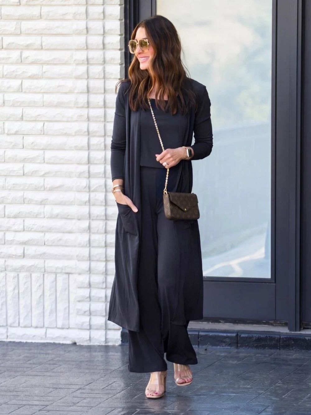 Brigitte Brianna Essential Set, Cardigan, Tank, Pant